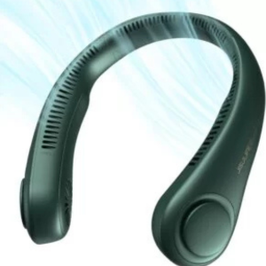 2 – JISULIFE Portable Neck Fan, Rechargeable Hands Free Bladeless Fan