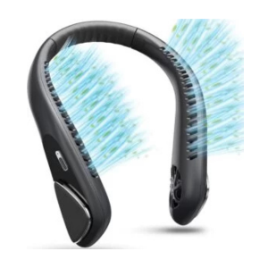 3 – Jialexin Bladeless Personal Neck Fan, 6000mAh USB Rechargeable