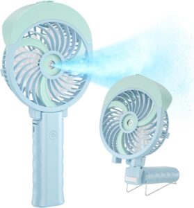 high strength portable fan with mist