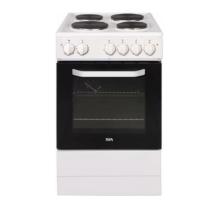 1- SIA ESCA51W Freestanding Electric Cooker Oven, 50cm Wide