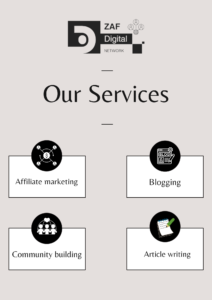 services provided by us