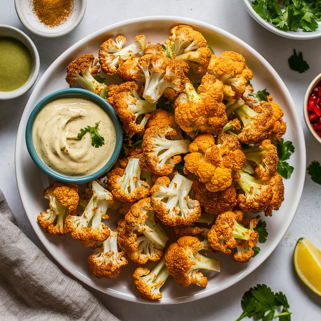 Air Fryer Cauliflower Bites