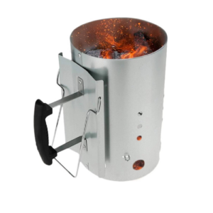 2- SA Products BBQ Chimney Starter – Aluminium Charcoal Lighter Canister