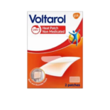 5- Voltarol Heat Patch Pain Relief, Non-Medicated Patches Pack of 2,Effective back and muscle pain