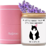 Aujzoo Birthday Gifts for Women Candle