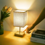 Touch Control Table Lamp, 3-Way Dimmable Bedside Lamps.