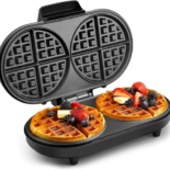 VonShef Double Waffle Maker – Waffle Iron with Non-Stick Plates