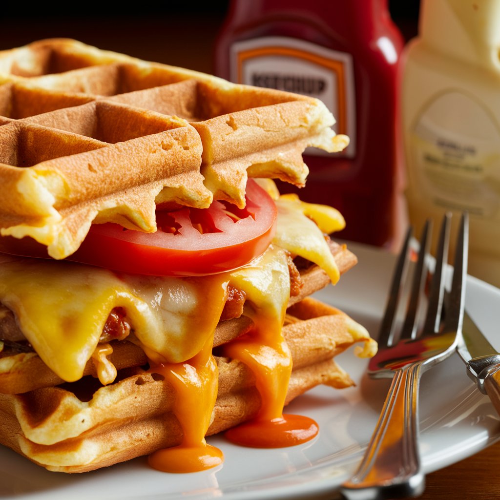 waffle sandwich