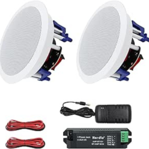 Herdio 5.25 Inches 300 Watts Round Bluetooth Ceiling Speakers