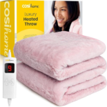 Cosi Home Luxury Faux Fur Heated Throw