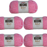 Keche Velvet Chenille Yarn for Crocheting