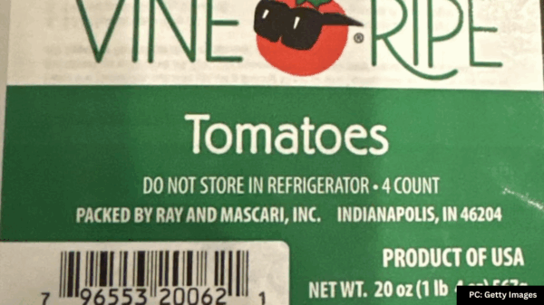 tomatoes recalled