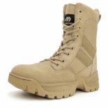 2. Men’s Tactical Work Boots with Side Zipper