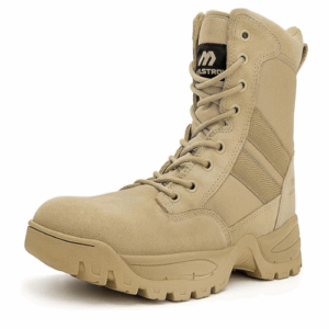 2. Men’s Tactical Work Boots with Side Zipper